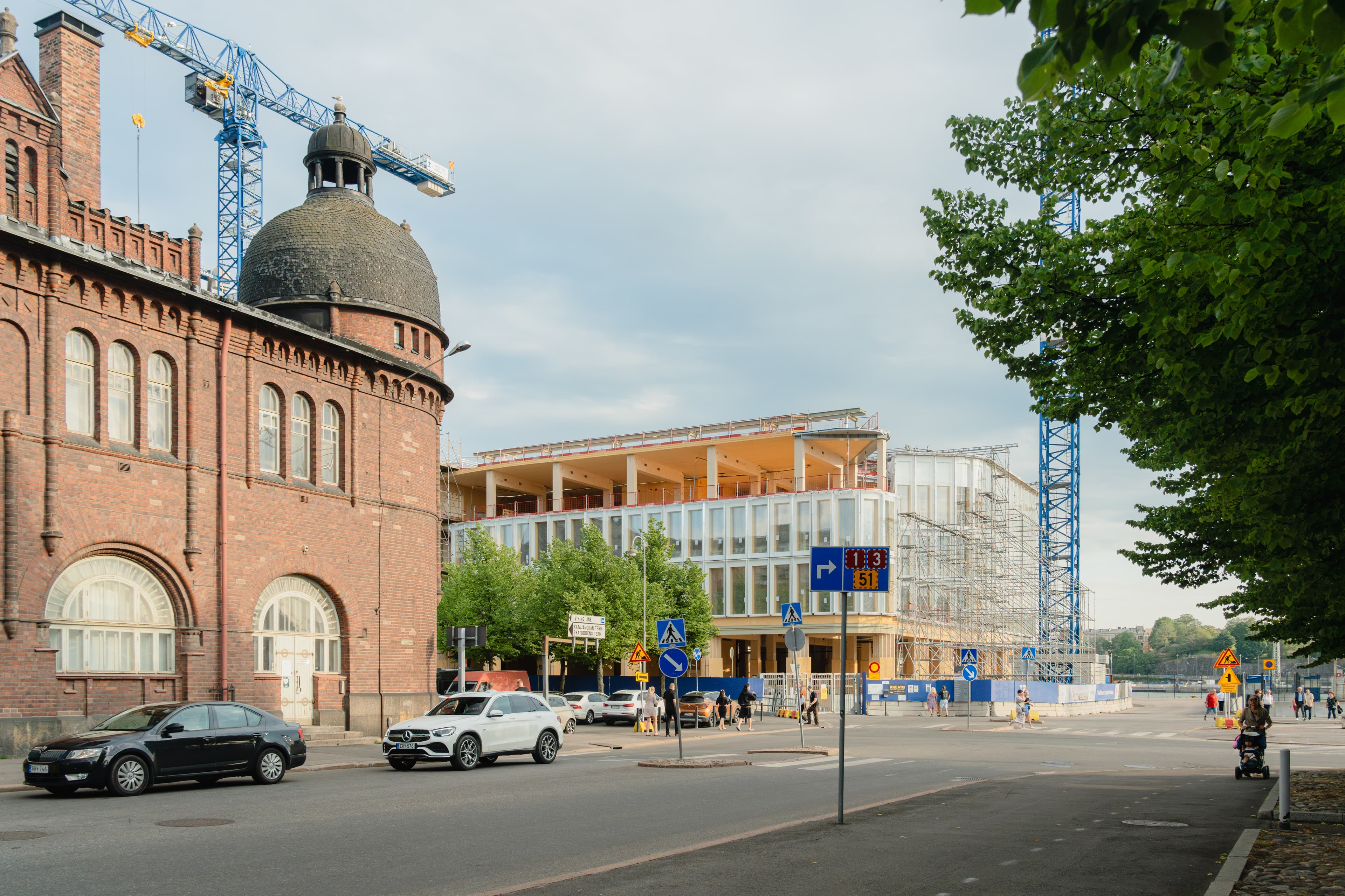 Katajanokan Laituri under construction
